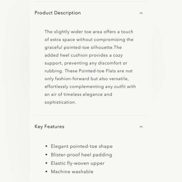 Arromic Nude Pointy Toe Flats - Picture 11 of 12